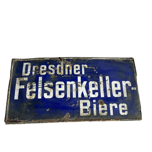 Rarität Dresdner Felsenkeller Biere Dresden Schild siehe Zustand 117x60 cm