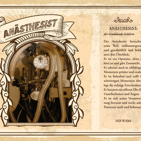 Schild Anästhesist Beruf Anästhesie Narkose Medizin 12x18 20x30 30x40 Blech/Holz