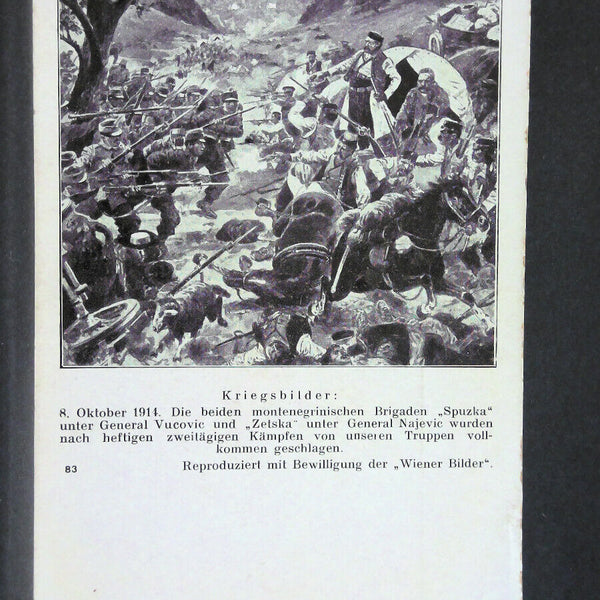 Kriegsbilder montenegrinische Brigaden Österreichische Armee JW 65471