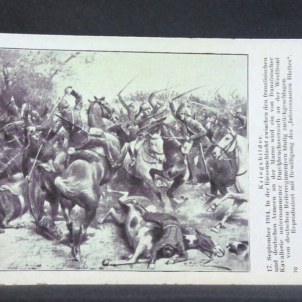 Kriegsbilder 1914 Riesenschlacht Österreichische Armee JW 62362