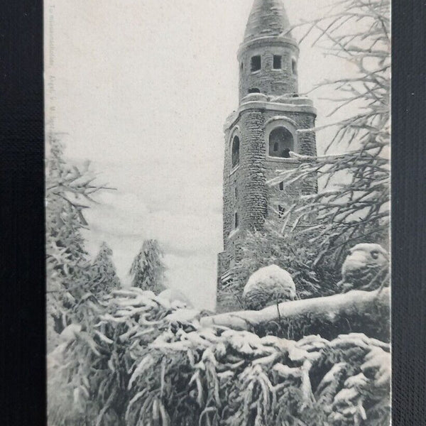 Ansichtskarte Asch Bismarckturm Im Rauhfrost 107 Ga E