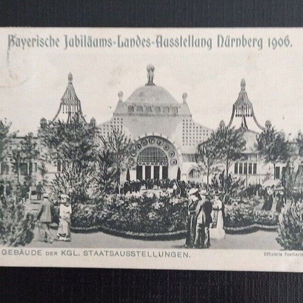 Ansichtskarte Bayrern Jubiläums Landes Ausstellung Dürnberg 1906. 0126 Ga E