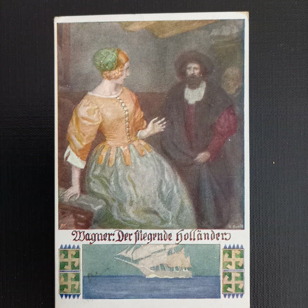 Ansichtskarte Wagner, Der fliegende Holländer, 402721 gr C