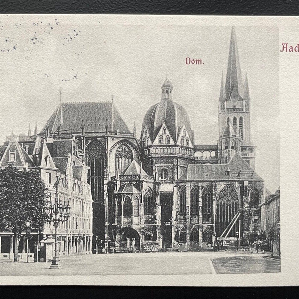 Aachen Dom Kirche Turm Gebäude Nordrhein-Westfalen Köln Deutschland 600188A TH D