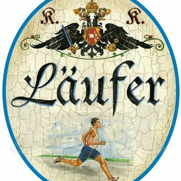 KuK Nostalgie Holzschild "Läufer"