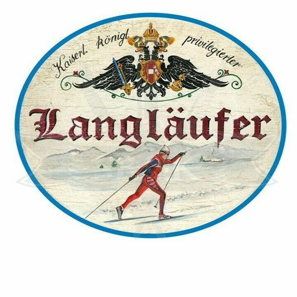KuK Nostalgie Holzschild "Langläufer"