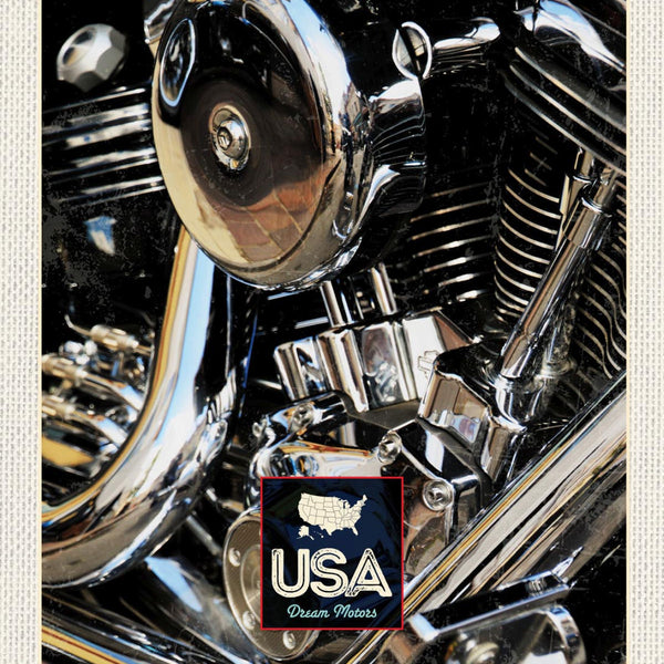 Schild USA Dream Cars Auto Motor Oldtimer Amerika 12x18 20x30 30x40 Blech/Holz