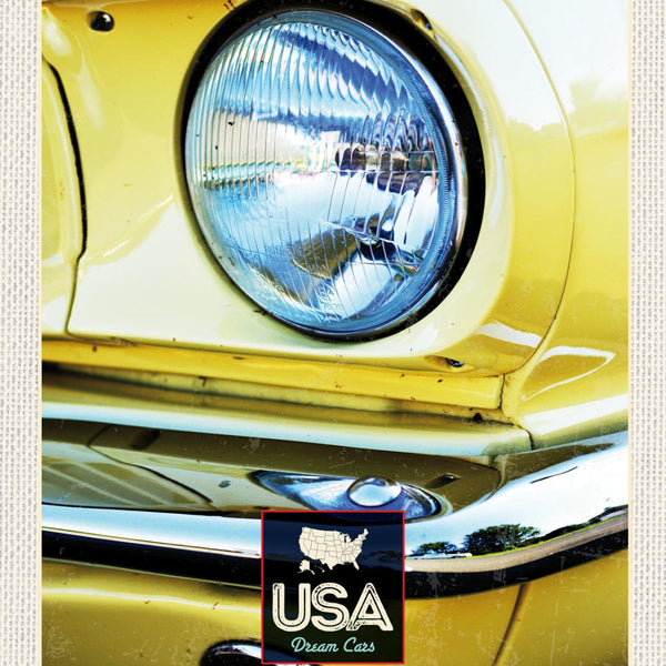 Schild USA Dream Cars Auto Ford Mustang Amerika 12x18 20x30 30x40 Blech/Holz