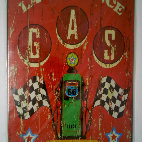 Nostalgie Retro Blechschild "Last Chance GAS" 30x20 50154