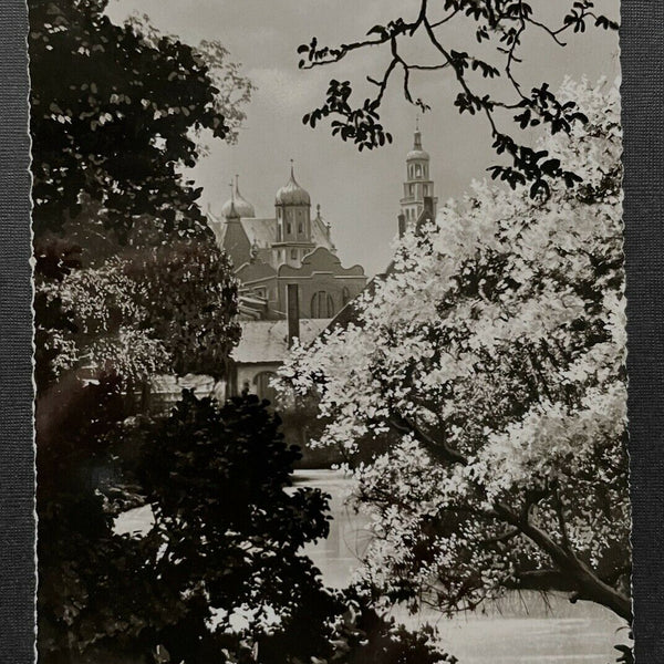 Augsburg Blick Rathaus Perlach Fluss Park Bayern Deutschland 400264 TH