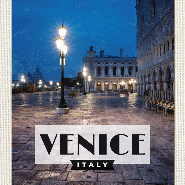 Schild Venice Italy Venedig Italien Dogenpalast 12x18 20x30 30x40 Blech/Holz