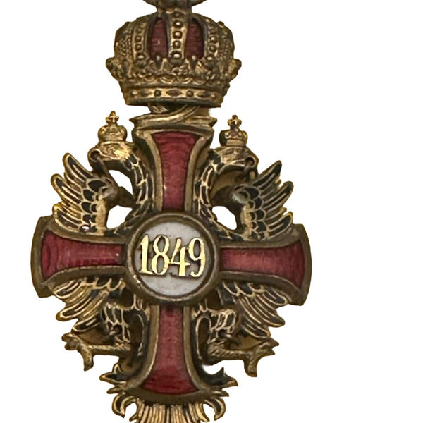 Kaiser Franz Josef Orden Ritterkreuz  Böhm Ohne Etui Sehr Guter Zustand