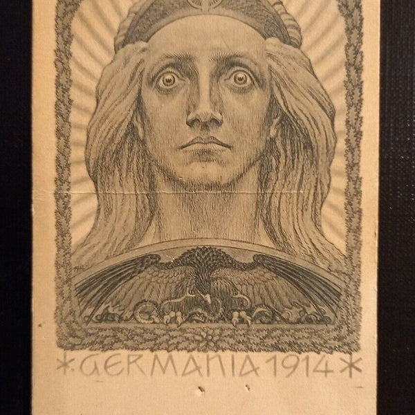 Germania 1914 Steinzeichn.von Fidus 5376 Ga G