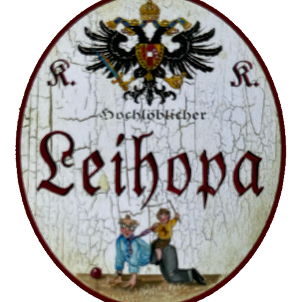 KuK Nostalgie Holzschild Hochlöblicher Leihopa Großvater Opa Kind Enkel Schild
