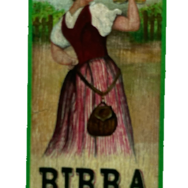 Nostalgie Holzschild Birra Alla Spina Fassbier Bier Alkohol Italien Schild