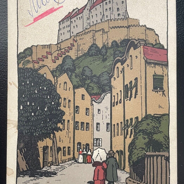 Burghausen Mautnerstrasse Stadt Burg Festung Gasse Bayern Deutschland 402303 A