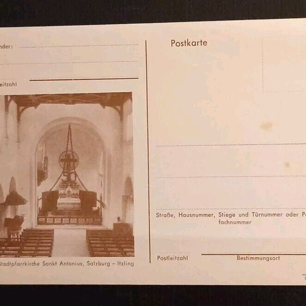 Salzburg Stadtpfarrkirche Sankt Antonius Itzling 600217A gr K