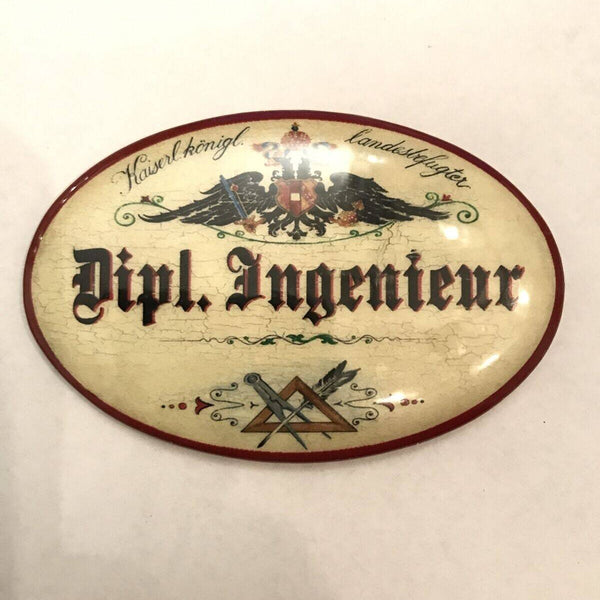 K&k nostalgie flaschenöffner magnetisch dipl. ingenieur 7x4,5cm