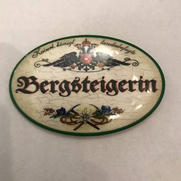 K&k nostalgie flaschenöffner magnetisch bergsteigerin 7x4,5cm