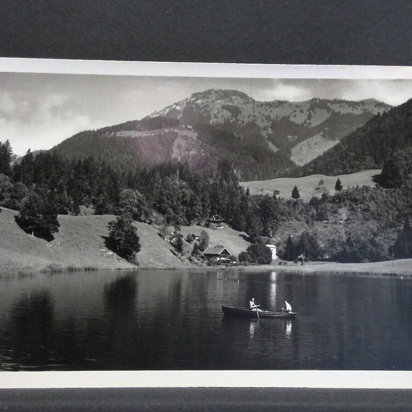 Unterwössener See mit Hochgern Berge Boot 140423 jw J