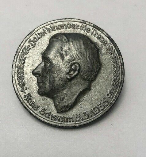 Haltet einander die Treue Hans Schemm 1935 ca. 3 x 3 cm 31310