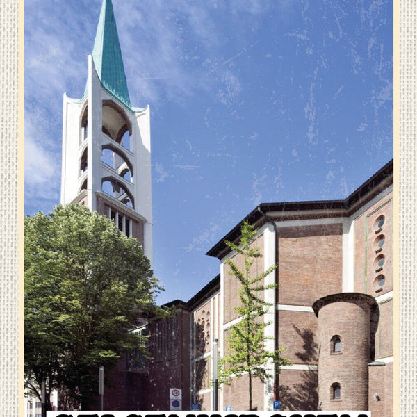 Schild Spruch Gelsenkirchen Deutschland Altstadtkirche JW