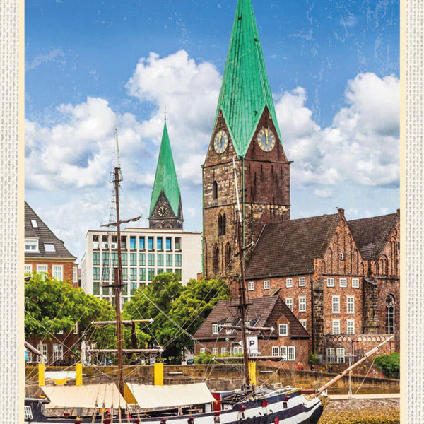 Schild Spruch Bremen Deutschland St Martini JW