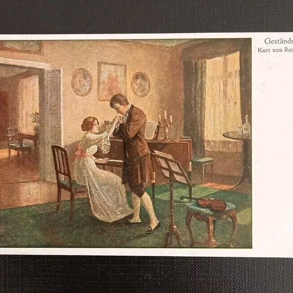 Kunstkarte Geständnis Kurt Von Rozynski 600562A Gr