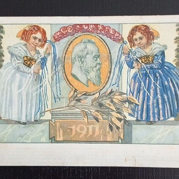 Bayern Karte 1911 Patriotika Ivi Diez "Prinzregent Luitpold von Bayern"  3001 H