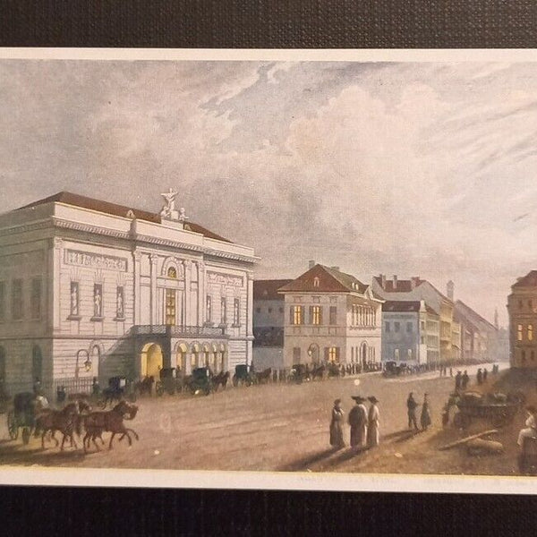 Ansichtskarte Ungarn Budapest National Theater 118064 Ga E