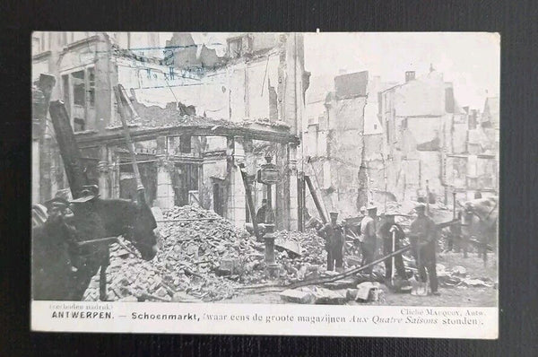 Antwerpen Schoenmarkt Zerstörung 410717 gr I