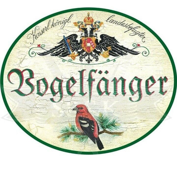 KuK Nostalgie Holzschild "Vogelfänger" (Größe: 14x17)
