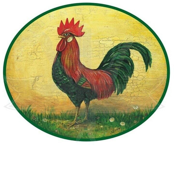KuK Nostalgie Holzschild "Hahn" (Größe: 28x34)