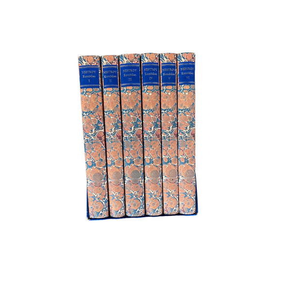 4423 Johann Nestroy JOHANN NESTROY KOMÖDIEN. AUSGABE IN 6 BÄNDEN HC 6 Bde