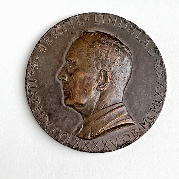 Gedenkmünze schwedischer Astronom Bertil Lindblad 1895-1965  R0023