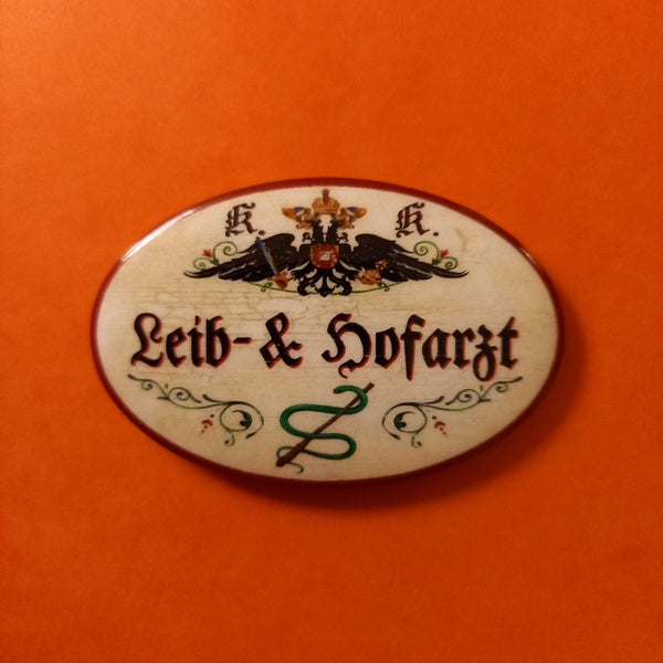 Nostalgie KuK Flaschenöffner Magnet Leib & Hofarzt