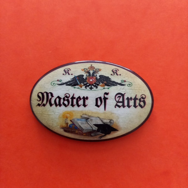 Nostalgie KuK Flaschenöffner Magnet Master Of Arts