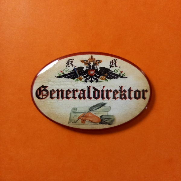 Nostalgie KuK Flaschenöffner Magnet Generaldirektor