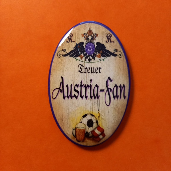 Nostalgie KuK Flaschenöffner Magnet Treuer Austria Fan