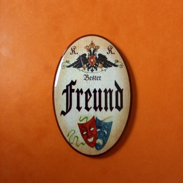 Nostalgie KuK Flaschenöffner Magnet Bester Freund