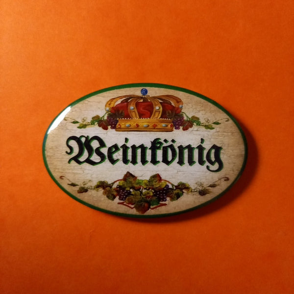 Nostalgie KuK Flaschenöffner Magnet Weinkönig