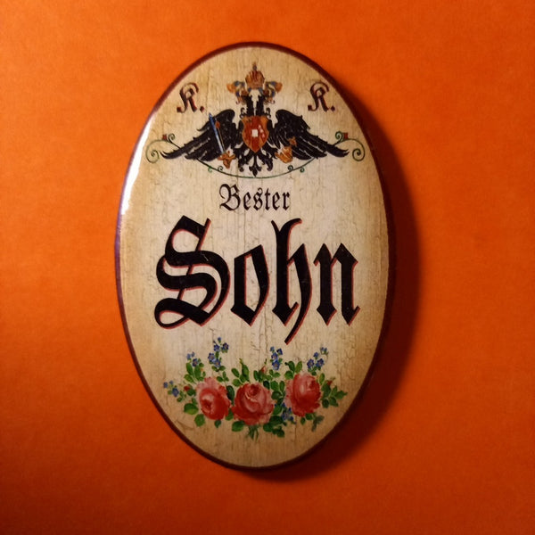 Nostalgie KuK Flaschenöffner Magnet Bester Sohn