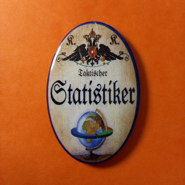 Nostalgie KuK Flaschenöffner Magnet Taktischer Statistiker