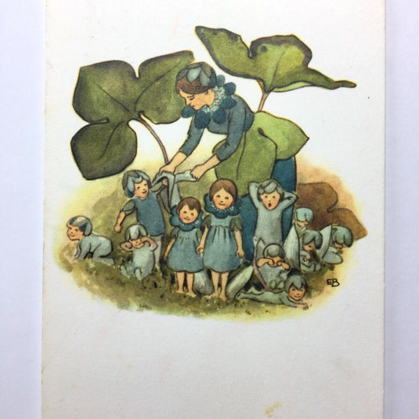 Blasippsfamiljen (E. Belskow) - Pflanzen/Blumen-Familie - Künstlerkarte 40203 TH