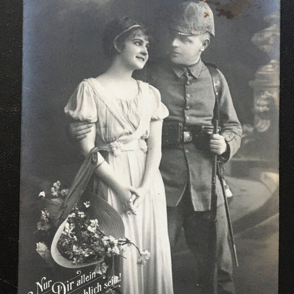 Nur mit Dir Allein... - Soldat mit Frau - Militär Krieg 400668 TH
