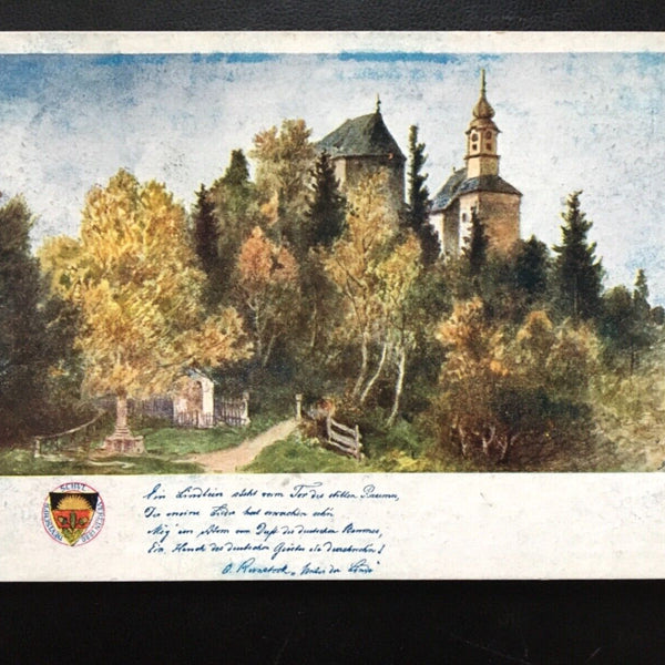 Deutscher Schulverein - Die Linde auf der Seftenburg - Künstlerkarte 16028 TH
