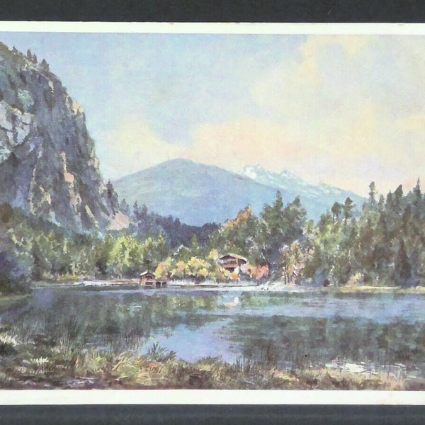 Osttirol Tristachersee bei Lienz Gemälde JW 0214 F