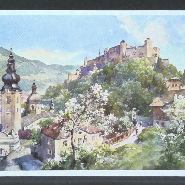 Salzburg vom Mönchsberg gegen Schloss Hohensalzburg Gemälde JW 5002063 F