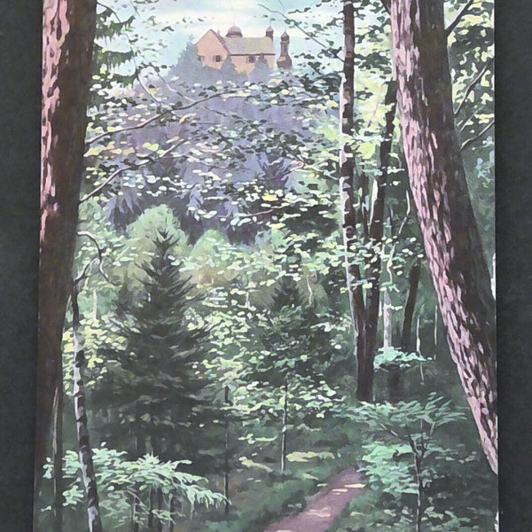 Schloss Engelburg im Bayrischen Wald Gemälde JW 4403 F