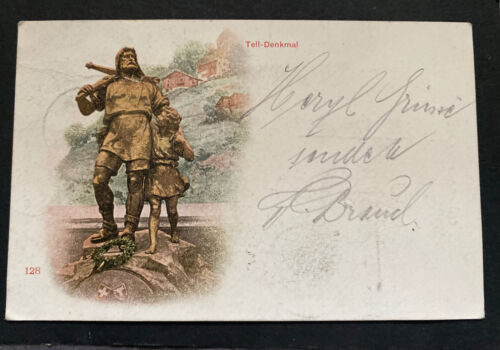 Ambulant Stempel Schweiz Wilhelm Tell Denkmal 80256